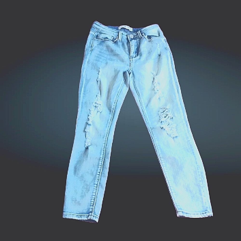 Deconstructed Skinny Jeans